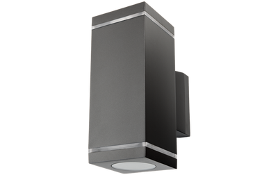 Echo Deco 2x4,5W LED 2700K - Grafitt-Utebelysning vegg opp og ned-Sg Armaturen As-3102355-Lightup.no