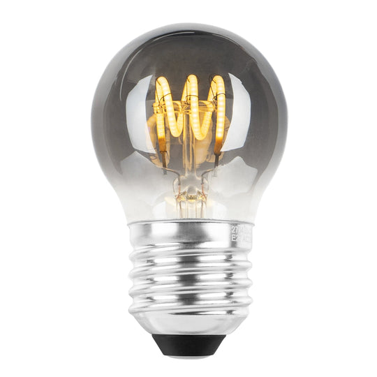 Ecolux E27 Spiral filament 4W 2700K 45 mm dimbar - Røykfarget-LED-pære E27 sokkel-NorDesign-Røyk-270450432-Lightup.no
