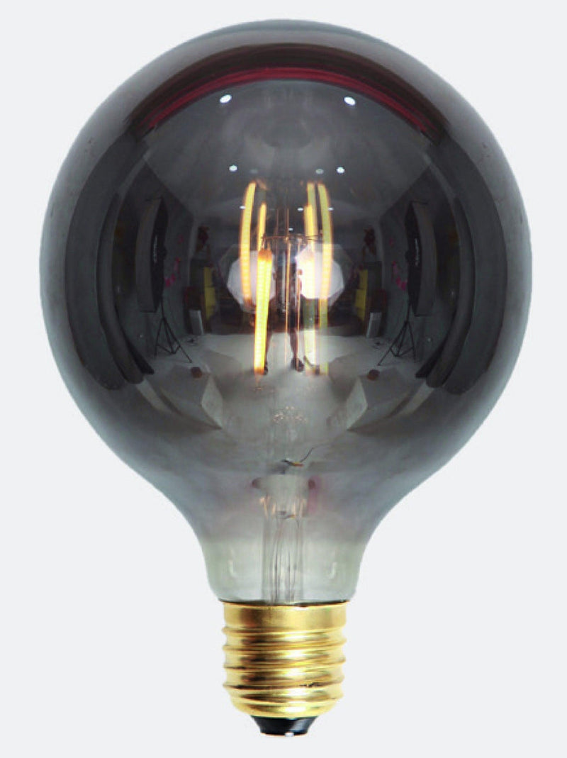 Edison E27 globe filament 6W 2200K 125 mm 3 step dim - Smoke-LED-pære E27 sokkel-Ms - belysning-801493-Lightup.no