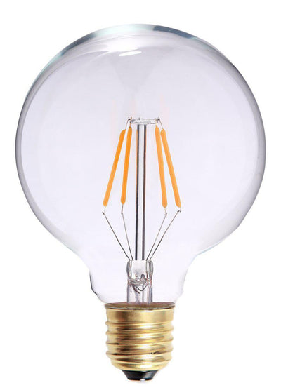 Edison globe klar filament E27 6W LED 95mm - 3 step dim-LED-pære E27 sokkel-Ms - belysning-801442-Lightup.no