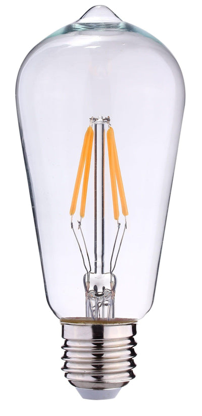 Edison lanterne klar filament E27 6W LED - 3 step dim-LED-pære E27 sokkel-Ms - belysning-801441-Lightup.no