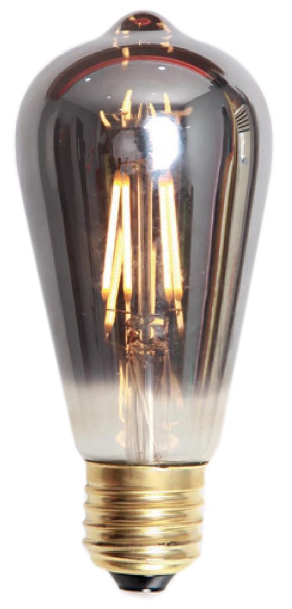 Edison lanterne smoke 4W LED dimbar 60mm-LED-pære E27 sokkel-Ms - belysning-801452-Lightup.no