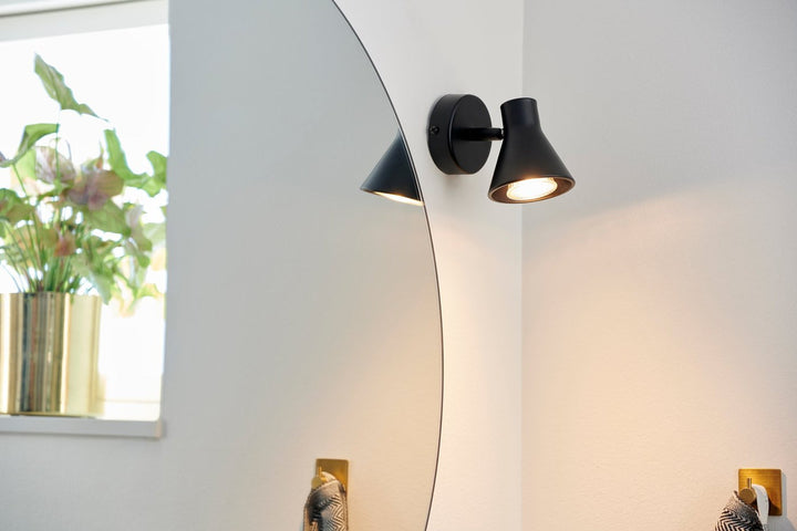 Eik vegg/tak lampe - Svart-Vegglamper-Nordlux-Svart-45761003-Lightup.no