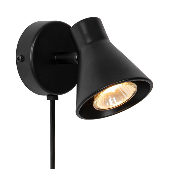 Eik vegg/tak lampe - Svart-Vegglamper-Nordlux-Svart-45761003-Lightup.no