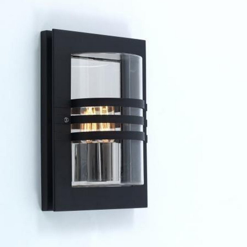 Ekeberg vegglampe - Svart-Utebelysning vegg veggskjold-Eglo-3100000323-Lightup.no