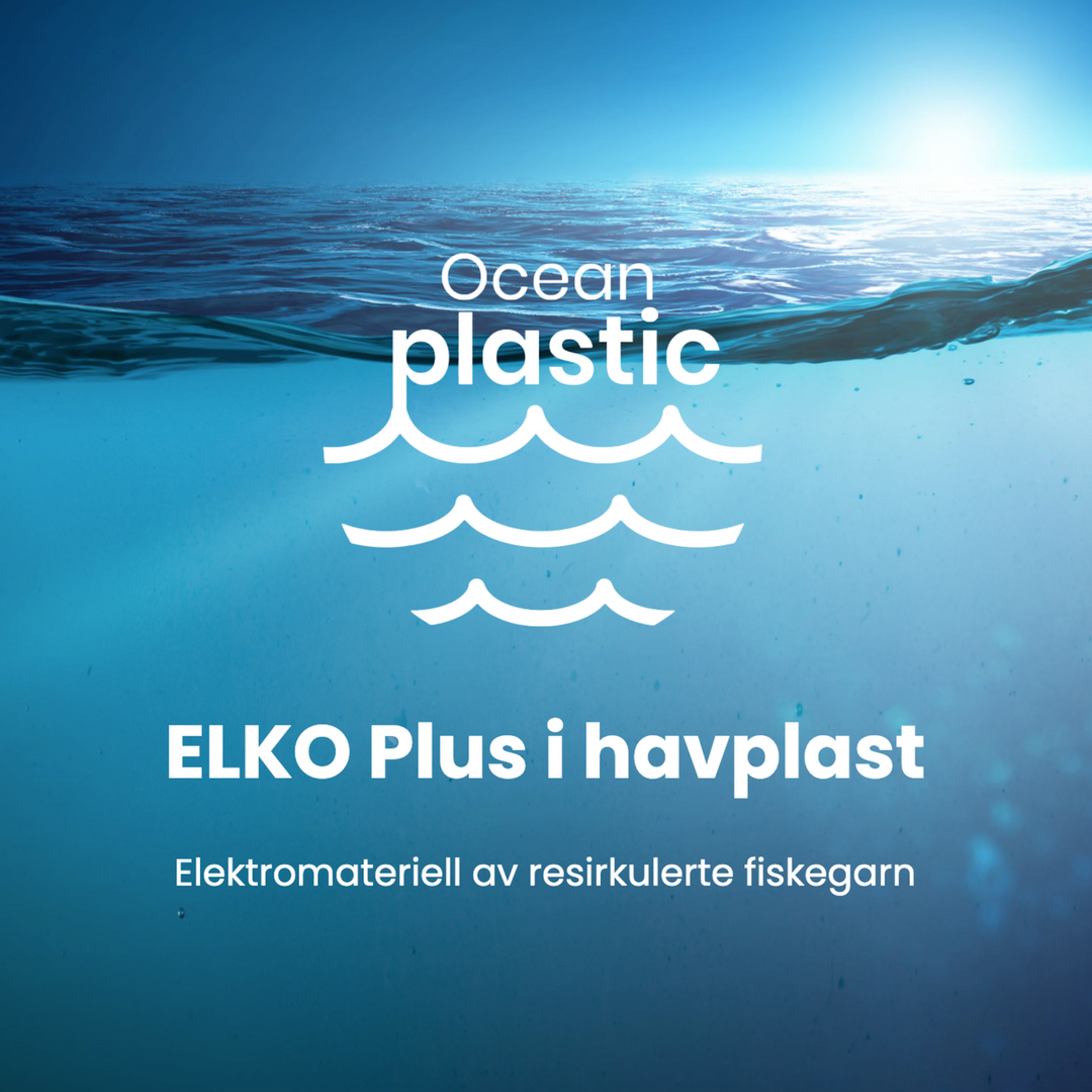 Elko Plus Havplast - Ramme 1 hull-Elektro tilbehør lamper-Elko-1410681-Lightup.no
