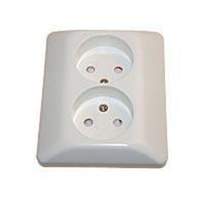 Elko stikk RS1051 innfelt uten jord-Elektro stikkontakter-Elko-1510327-Lightup.no