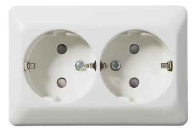 Elko stikk RS1090 påvegg-Elektro stikkontakter-Elko-1511733-Lightup.no
