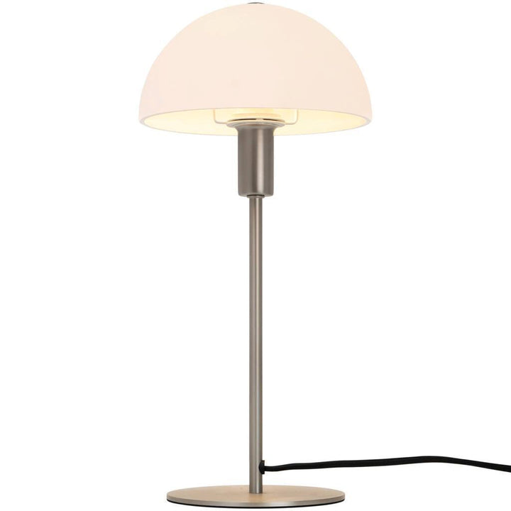 Ellen bordlampe - Hvit/Børstet stål-Bordlamper-Nordlux-2112305032-Lightup.no