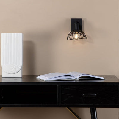 Elsa justerbar vegglampe - Svart-Vegglamper-Venture Home-15520-888-Lightup.no