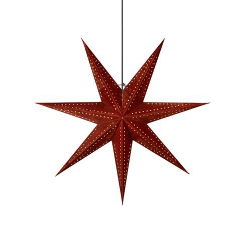 Embla papirstjerne 75 cm - Brun-Julebelysning adventstjerne-Marksløjd-705808-Lightup.no
