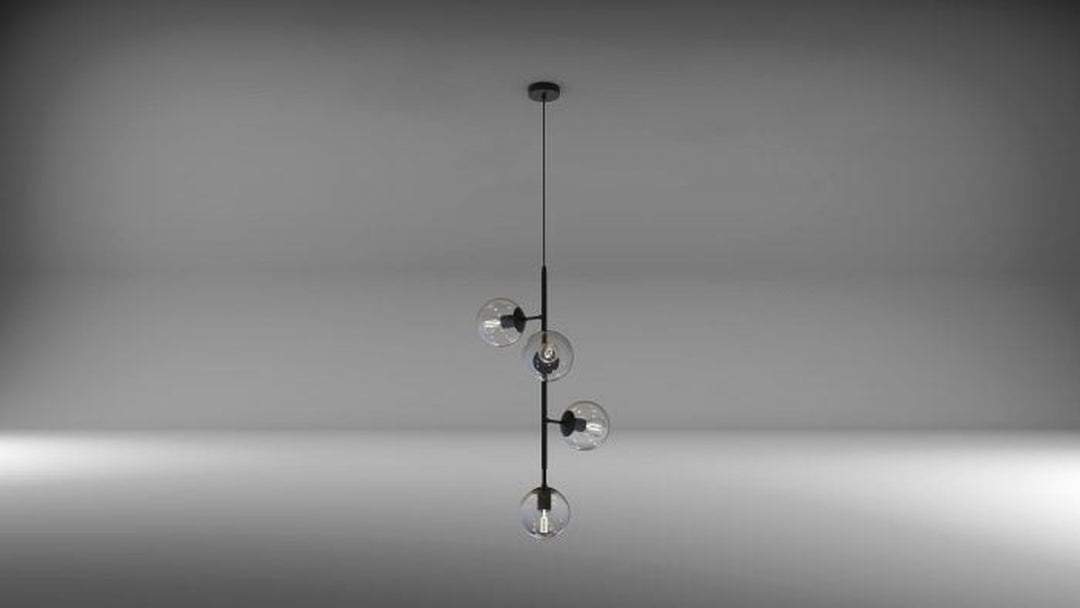 Emrik takpendel vertikal uten kupler - Svart-Takpendler-NorDesign-Svart-104150500-Lightup.no