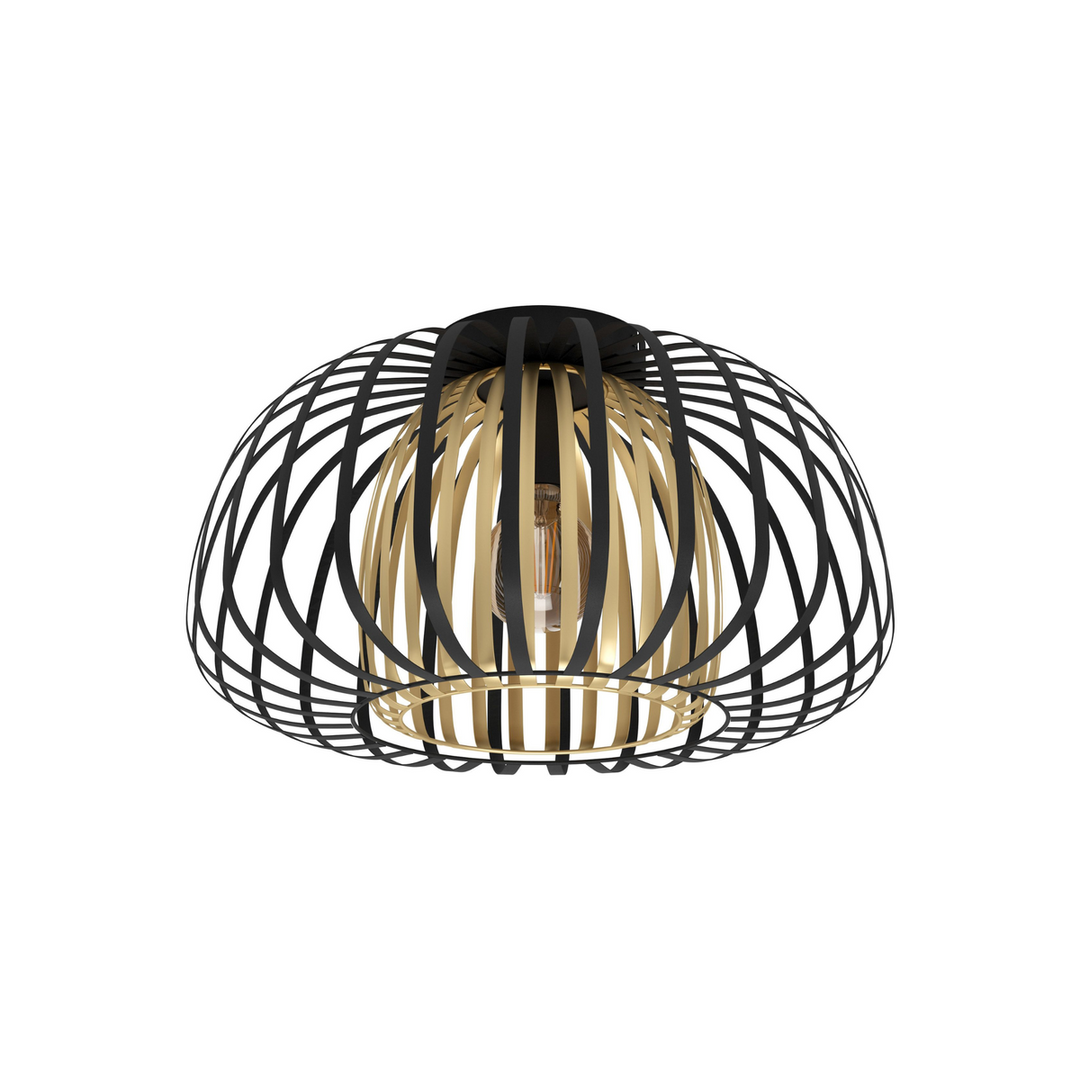 Encinitos Taklampe - Svart/Gull-Taklamper-Eglo-Svart / Gull-99664-Lightup.no