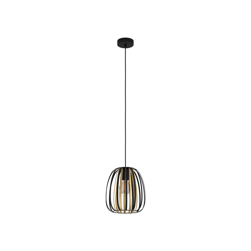Encinitos takpendel 1 - Svart/Gull-Takpendler-Eglo-99665-Lightup.no