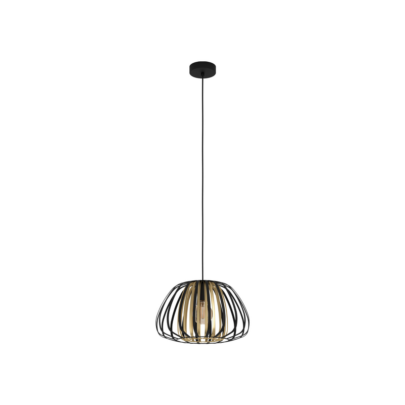 Encinitos takpendel 37 - Svart/Gull-Takpendler-Eglo-99666-Lightup.no