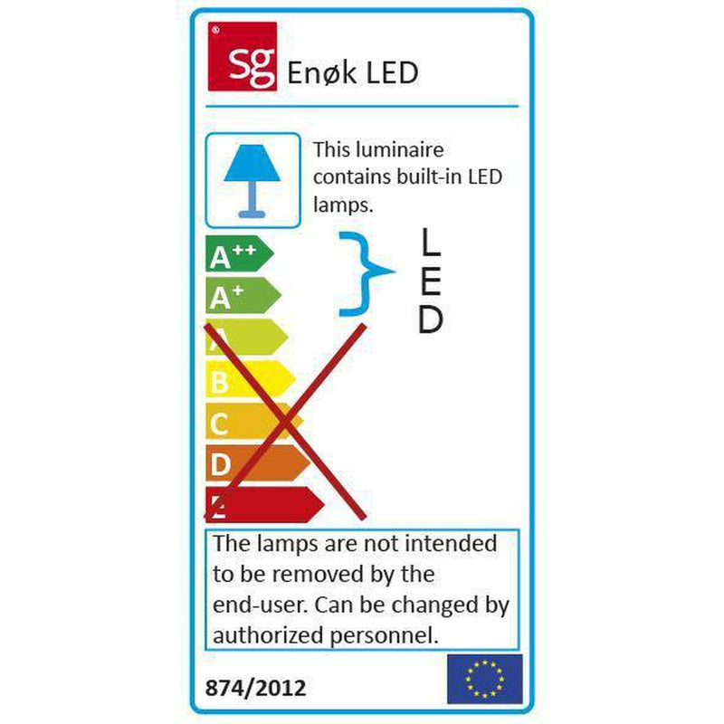 Enøk LED hvit 10W LED-Taklamper-Sg Armaturen As-3311760-Lightup.no