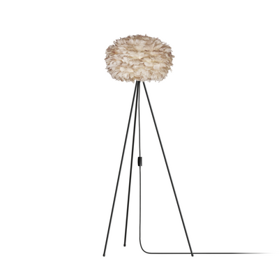 Eos gulvlampe Svart/lysebrun-Gulvlamper-Umage-2066300-Lightup.no