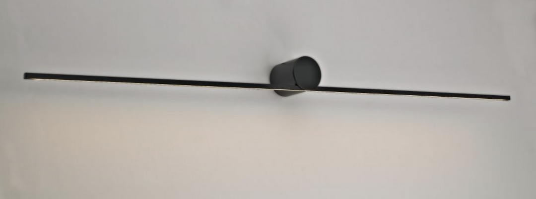 Eros 600 vegglampe ned IP44 dimbar - Svart-Baderomsbelysning vegglamper-NorDesign-369126005-Lightup.no