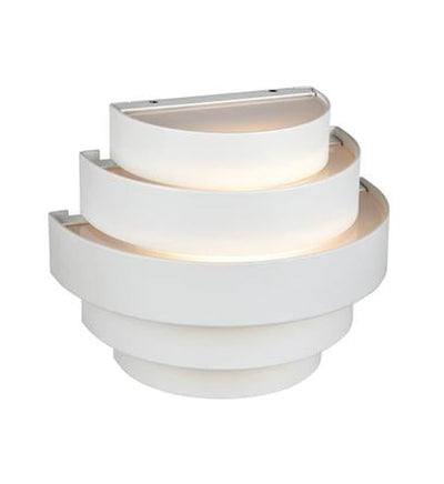 Etage utendørs vegglampe - Hvit-Utebelysning vegg veggskjold-Marksløjd-105829-Lightup.no