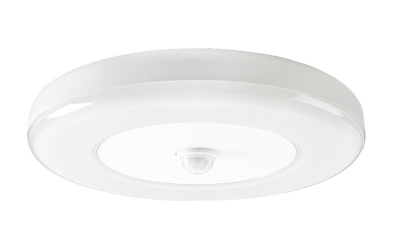 Etne taklampe 22 cm 11W 3000K PIR Sensor - Hvit-Taklamper-Sg Armaturen As-3307366-Lightup.no