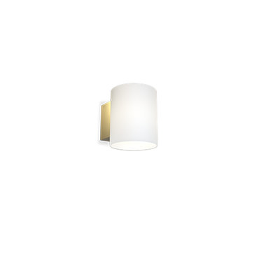 Evoke vegglampe small G9 - Børstet messing/Opal-Vegglamper-Herstal-HB3036000105-Lightup.no