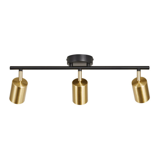 Explore 3 spotlight - Svart/Messingfarget-Taklamper-Nordlux-Svart / Messing-2113700135-Lightup.no
