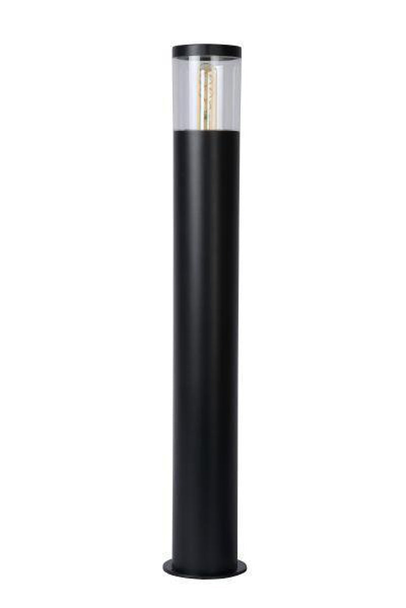 Fedor pullert utendørs 79 cm IP44 E27 - Svart-Utebelysning pullert-Lucide-Svart-lc14899/80/30-Lightup.no