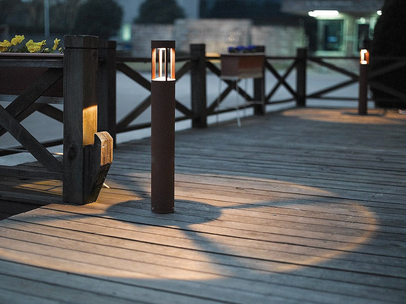 Fenix pullert 65 cm utendørs IP54 9W LED - Antrasitt grå-Utebelysning pullert-Malmbergs-9977011-Lightup.no