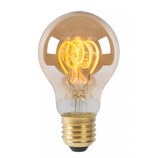 Filament Vintage 5W dimbar 60 mm - Amber-LED-pære E27 sokkel-Lucide-Amber-LC49042/05/62-Lightup.no