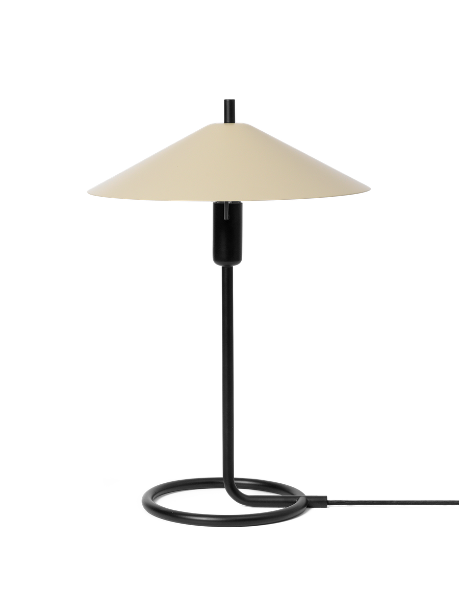 Filo bordlampe - beige-Bordlamper-Ferm Living-Svart / Beige-Feg__1104265362-Lightup.no