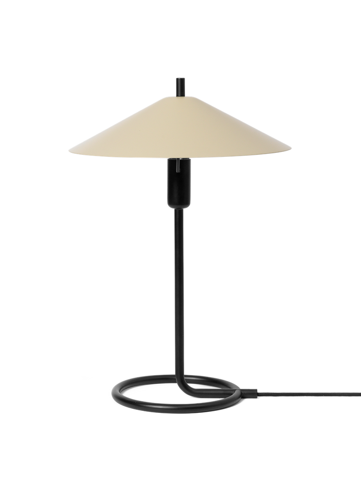 Filo bordlampe - beige-Bordlamper-Ferm Living-Svart / Beige-Feg__1104265362-Lightup.no