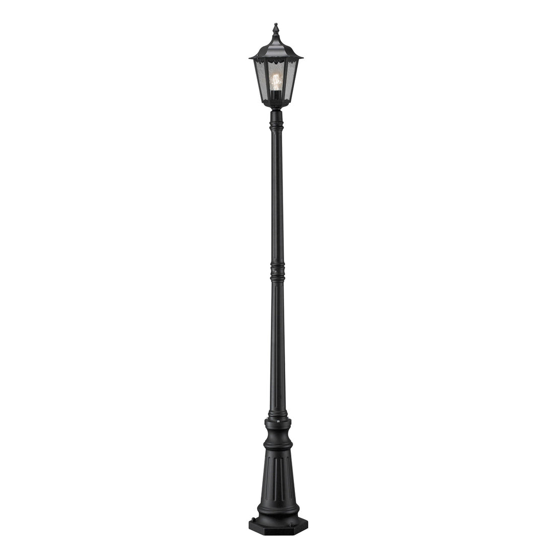 Firenze stolpe - Svart 210cm-Utebelysning stolpe-Konstsmide-7233-750-Lightup.no