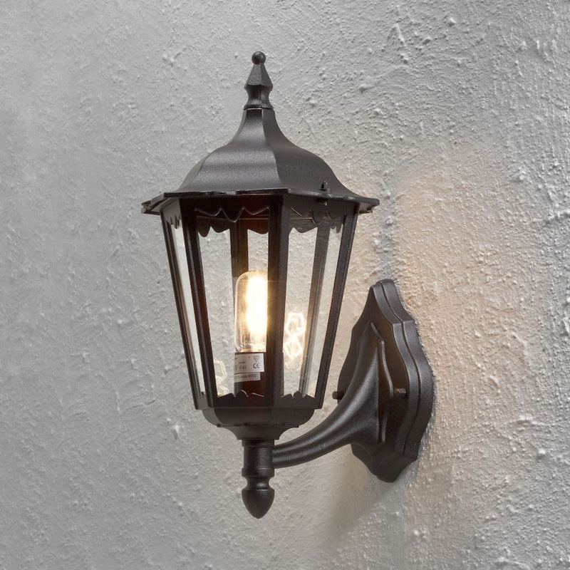 Firenze vegglampe 48 opp - Svart-Utebelysning vegg klassisk-Konstsmide-7213-750-Lightup.no