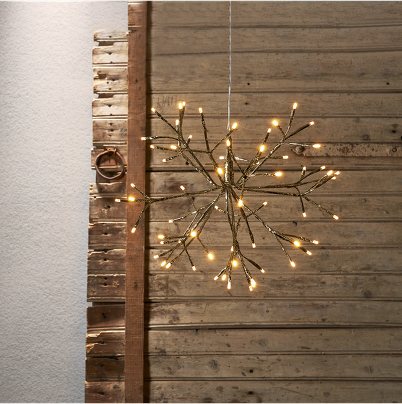 Firework hengende utendørsdekorasjon 40 cm-Julebelysning dekor og pynt ute-Star Trading-710-25-Lightup.no