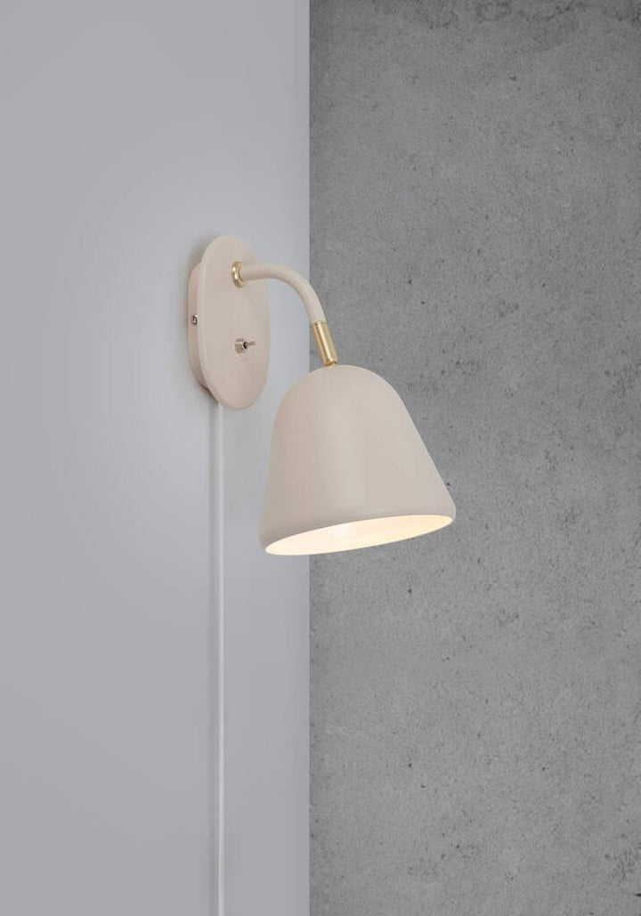 Fleur vegglampe - Beige-Vegglamper-Nordlux-Beige-2112101001-Lightup.no