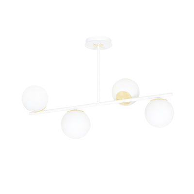 Floki 4 taklampe - Hvit/Opal/Gullfarget-Taklamper-Emibig-1023/4-Lightup.no