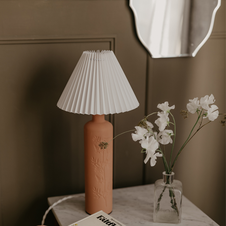 Flora bordlampe 46 cm - Terrakotta-Bordlamper-Globen Lighting-321659-Lightup.no
