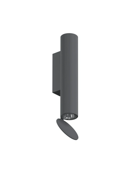 Flos Flauta Riga H225 - Sort-Vegglamper-Flos-Svart-Fls__F2340030-Lightup.no