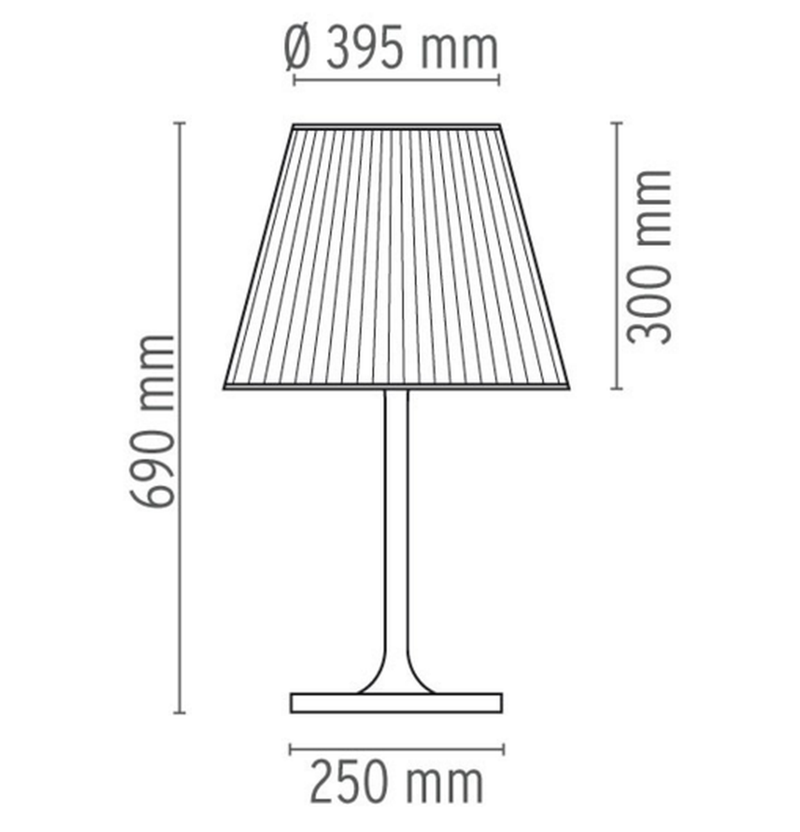 Flos KTribe bordlampe T2 - fumè-Bordlamper-Flos-Fls__F6303030-Lightup.no
