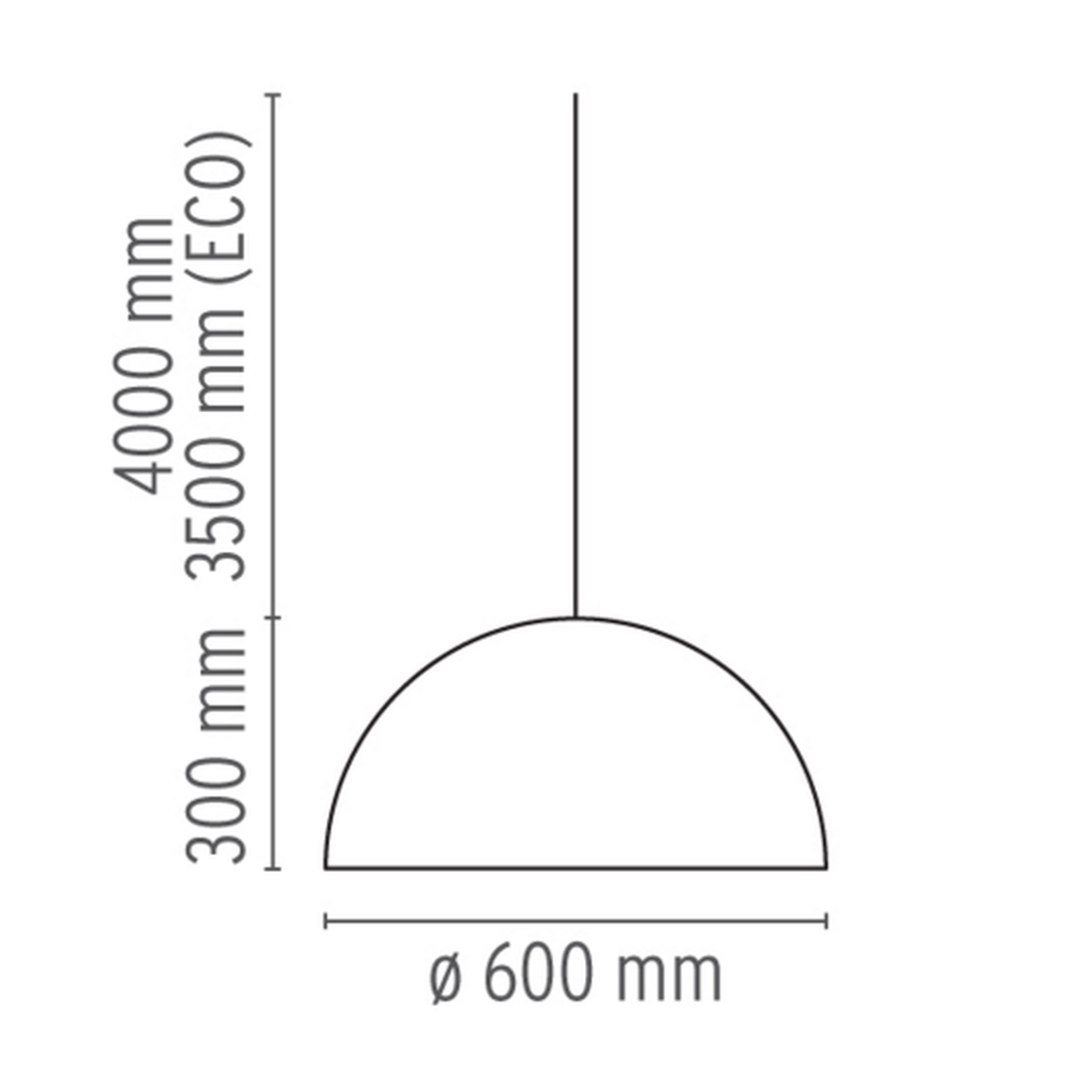 Flos Skygarden taklampe 60 cm - matt svart-Takpendler-Flos-Fls__F0001031-Lightup.no