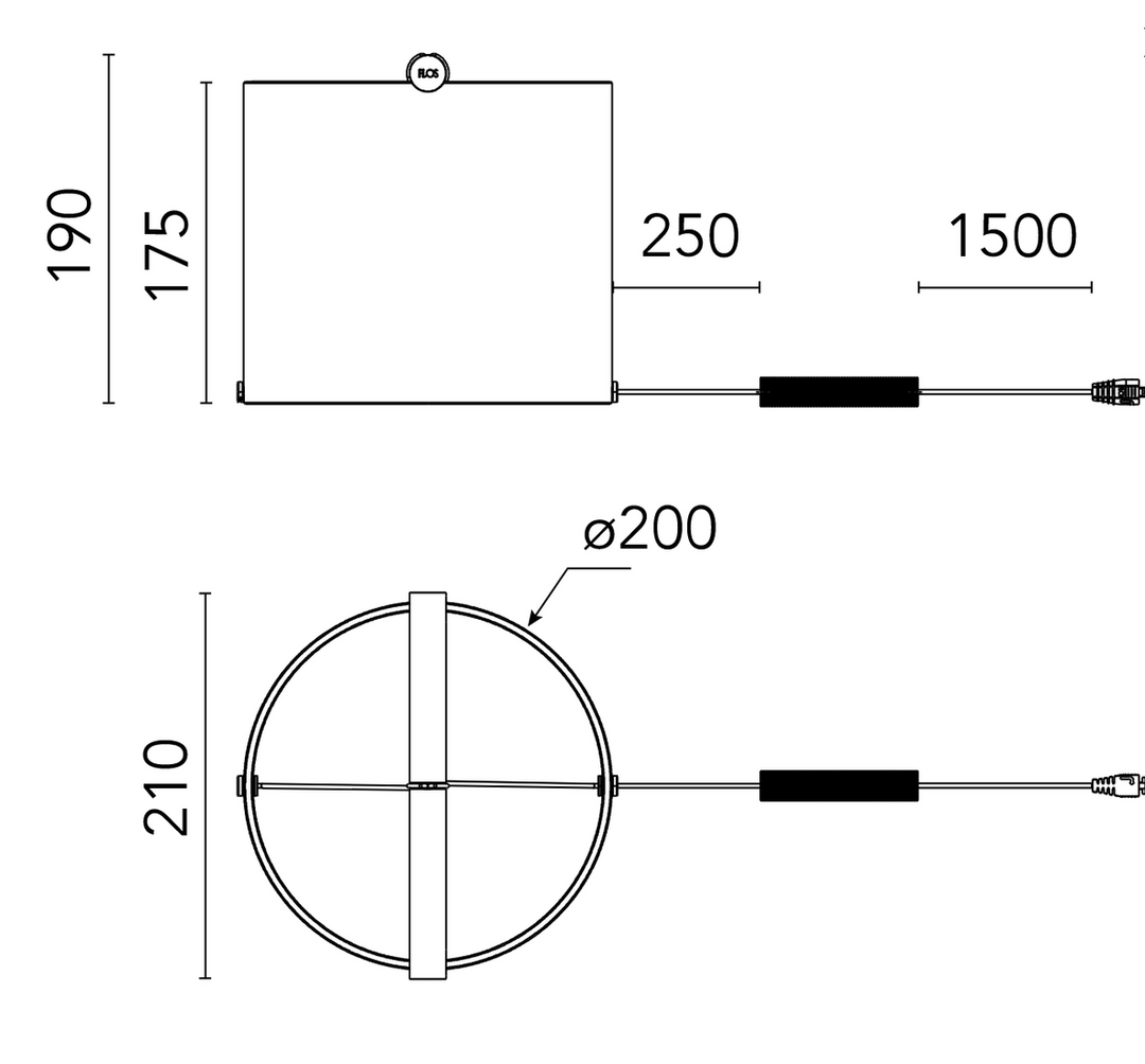 Flos To Tie T1 bordlampe-Bordlamper-Flos-Svart / Klart-Fls__F7541031-Lightup.no