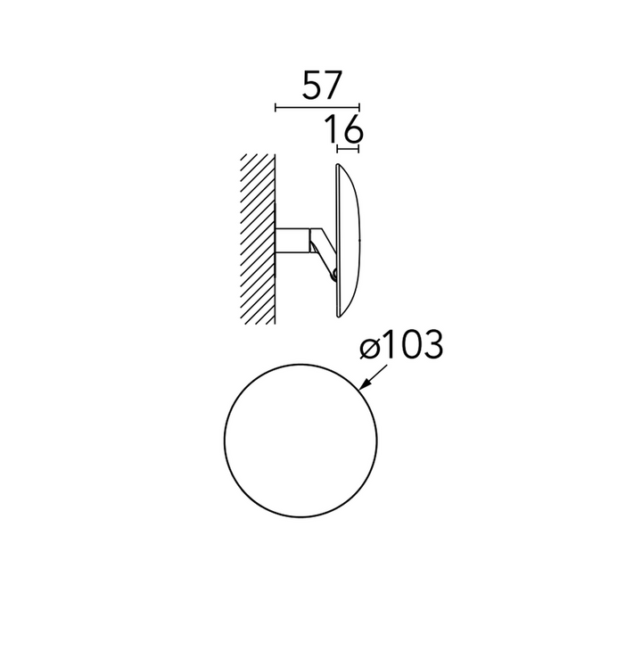 Flos Wall System Back 1 , Integrert Optisk Bryter-Vegglamper-Flos-Krom-Fls__F9497057-Lightup.no