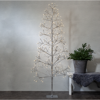 Flower dekorasjonstre 180 cm 320 lys - Sølvfarget-Julebelysning dekor og pynt ute-Star Trading-860-89-Lightup.no