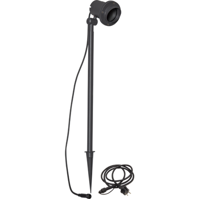 Focus uplight på spyd 67 cm utendørs GU10 IP44 - Svart-Utebelysning spyd-Star Trading-486-41-Lightup.no