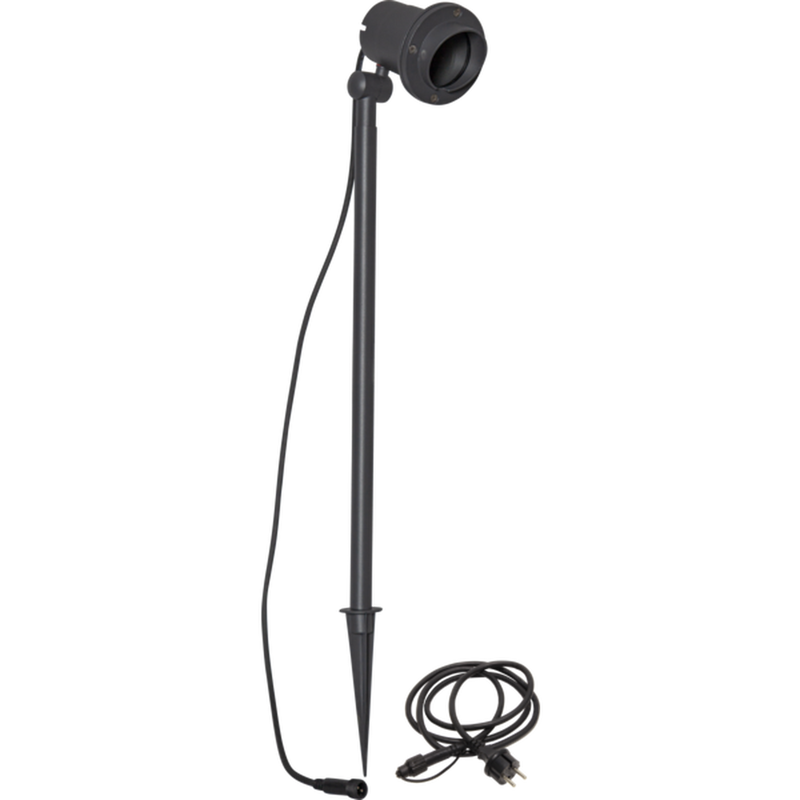Focus uplight på spyd 67 cm utendørs GU10 IP44 - Svart-Utebelysning spyd-Star Trading-486-41-Lightup.no