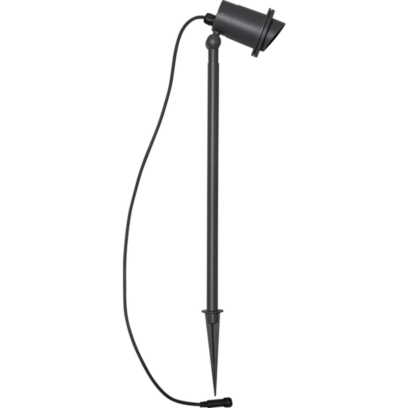 Focus uplight på spyd 67 cm utendørs GU10 IP44 - Svart-Utebelysning spyd-Star Trading-486-41-Lightup.no