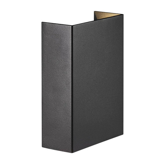 Fold 10 seaside vegglampe utendørs opp/ned - Svart-Utebelysning vegg opp og ned-Nordlux-Svart-2518031203-Lightup.no