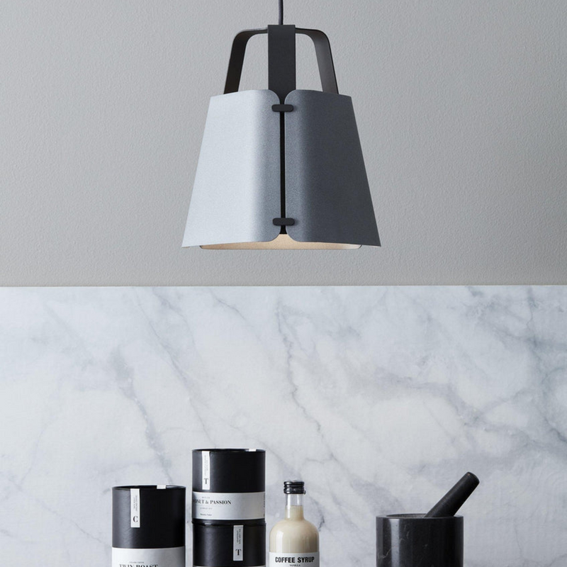 Fold takpendel 34 cm - Antrasitt/betongstruktur-Takpendler-Belid-1434219-Lightup.no