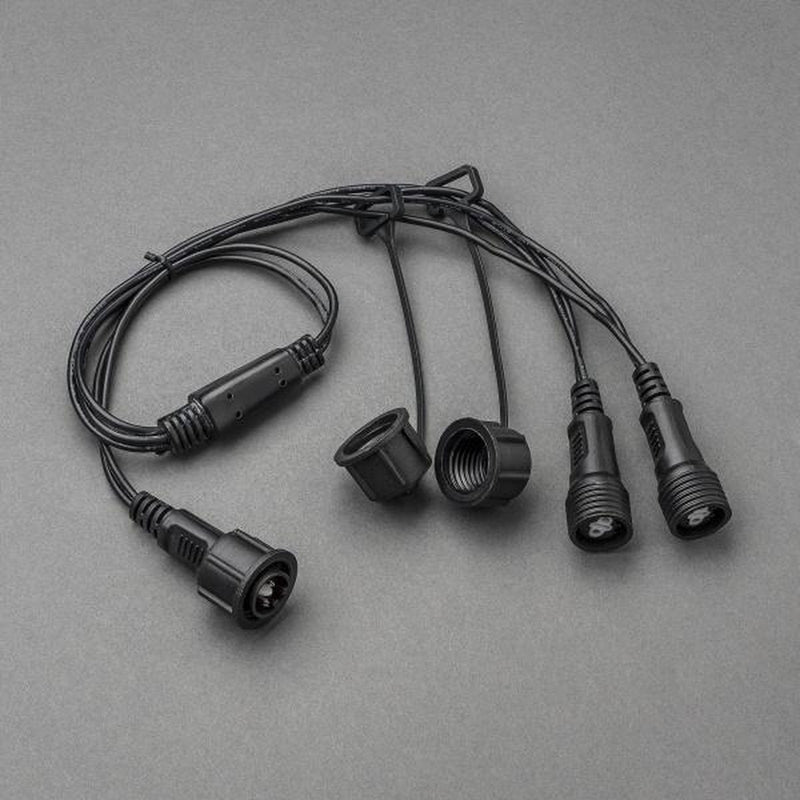 Forgrener Svart 0,5m for 31V system-Lysslynge-system 31V-Konstsmide-4802-007-Lightup.no