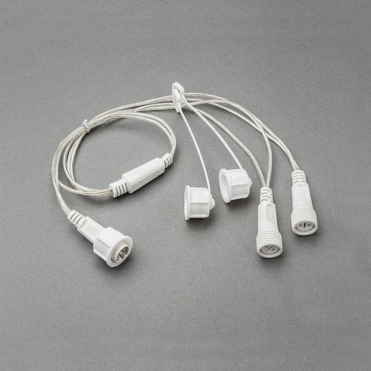 Forgrener transparent 0,5m for 31V system-Lysslynge-system 31V-Konstsmide-Svart-4802-003-Lightup.no